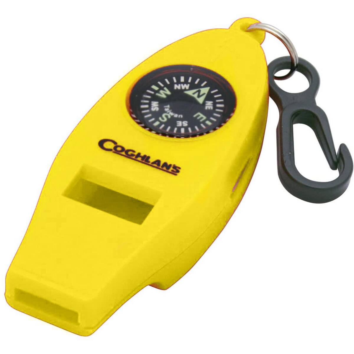 Alt View 2. Coghlan’s - Coghlan's Four Function Whistle for Kids Camp Thermometer, Magnifier, Compass - Yellow.