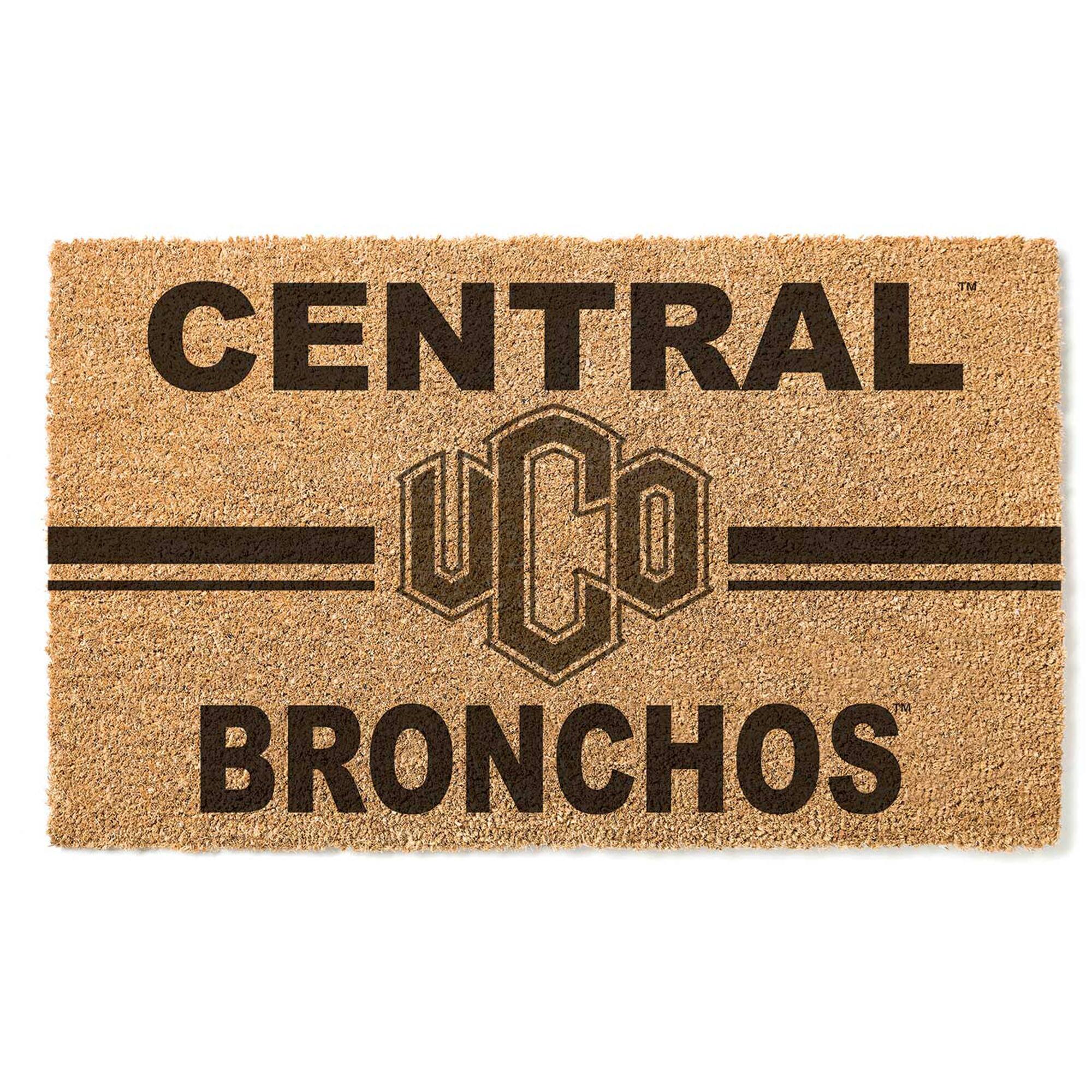 Central Oklahoma Bronchos 18" x 30" Team Logo Doormat