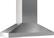 Left. Zephyr - Titan 54 in. 650 CFM Wall Mount Range Hood with TruHue - Stainless Steel.