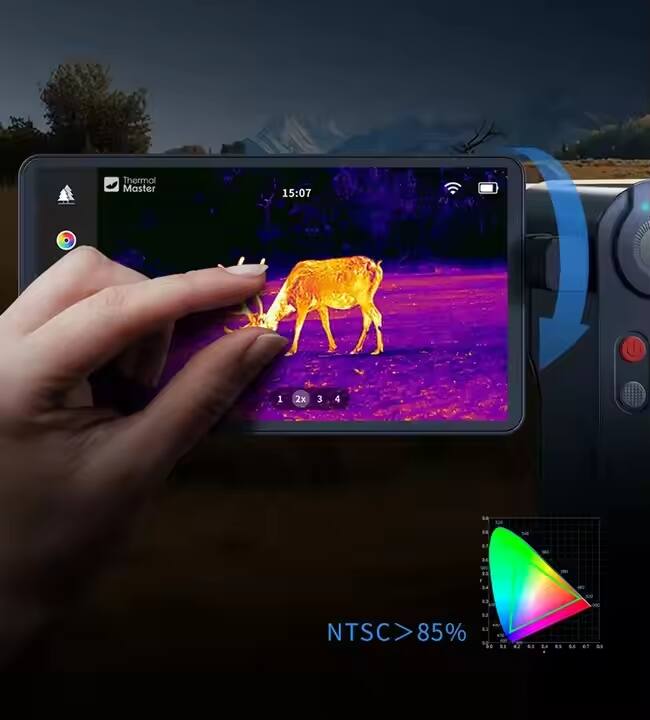 Thermal Master  
15:07  
1 2x 3 4  
NTSC > 85%