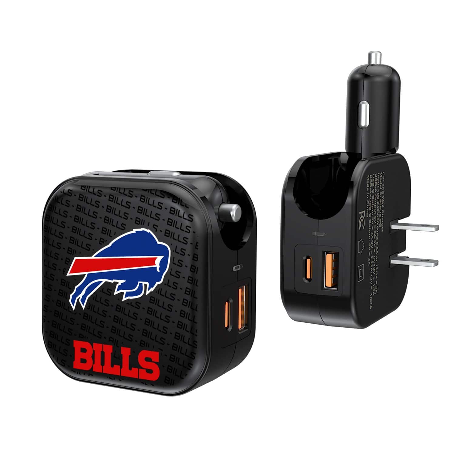 Keyscaper - Buffalo Bills Dual Port USB Car & Home Charger - Multicolor price history on PriceWatchPro