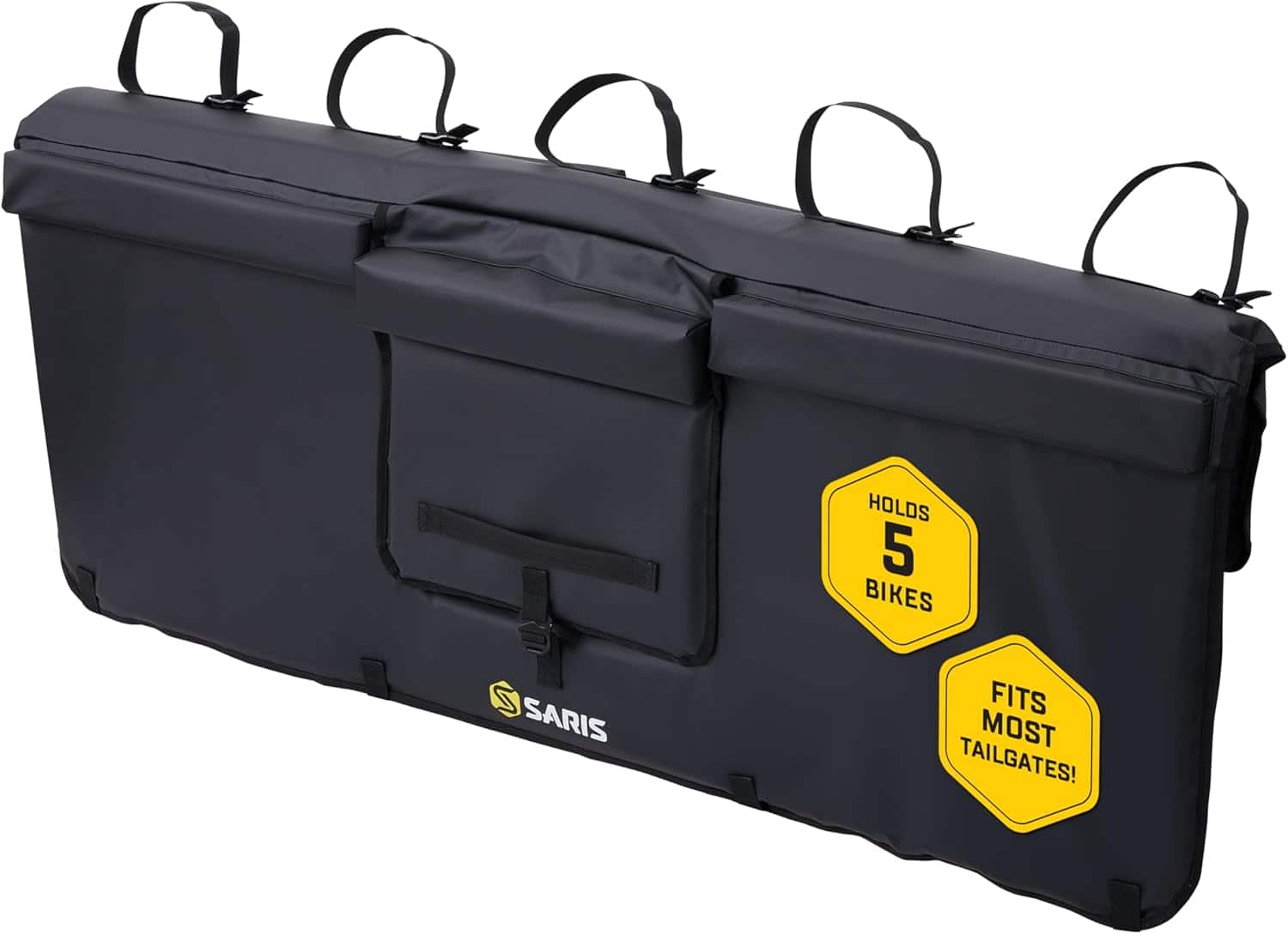 Saris - Tailgate Pad for Trucks – Water-Resistant 5-Bike Carrier with Quick Hooks & Camera Access - Black price history on PriceWatchPro