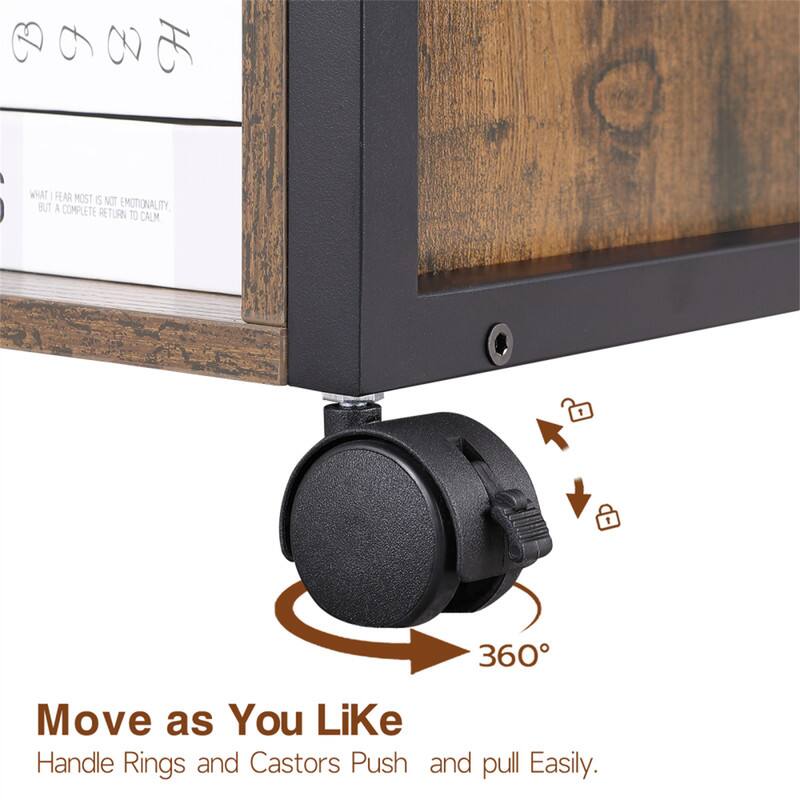 WHAT I FEAR MOST IS NOT EMOTIONALITY, BUT A COMPLETE RETURN TO CALM.

Move as You Like
Handle Rings and Castors Push and pull Easily.
360°
