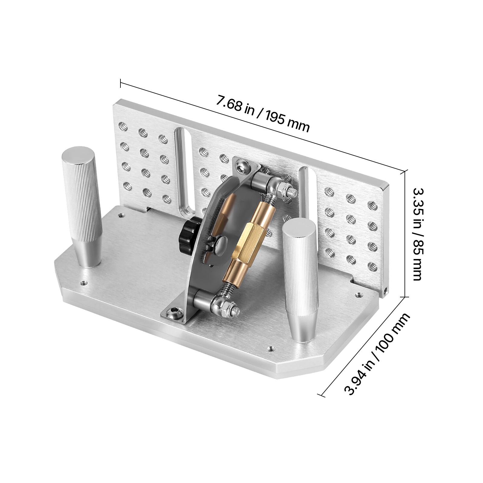 7.68 in / 195 mm  
3.35 in / 85 mm  
3.94 in / 100 mm