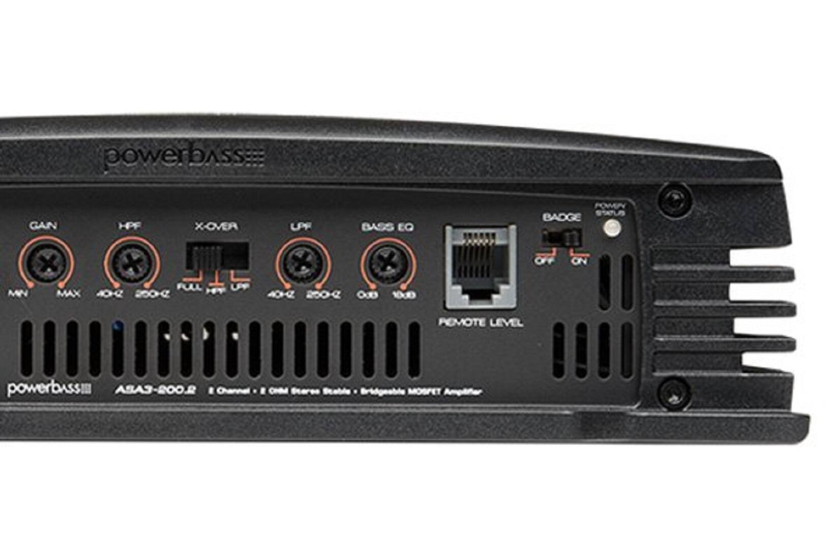 Alt View 11. Powerbass - ASA Series 200W 2-Ch. Class-A/B Amplifier - black.