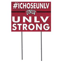 Jardine - UNLV Rebels 18'' x 24'' I Chose Lawn Sign - Red