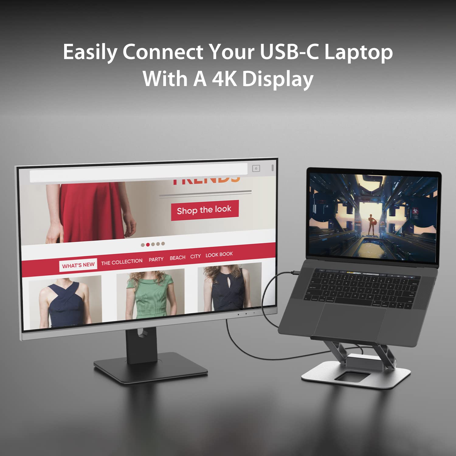 Easily Connect Your USB-C Laptop With A 4K Display

Shop the look

WHAT'S NEW
THE COLLECTION
PARTY
BEACH
CITY
LOOK BOOK