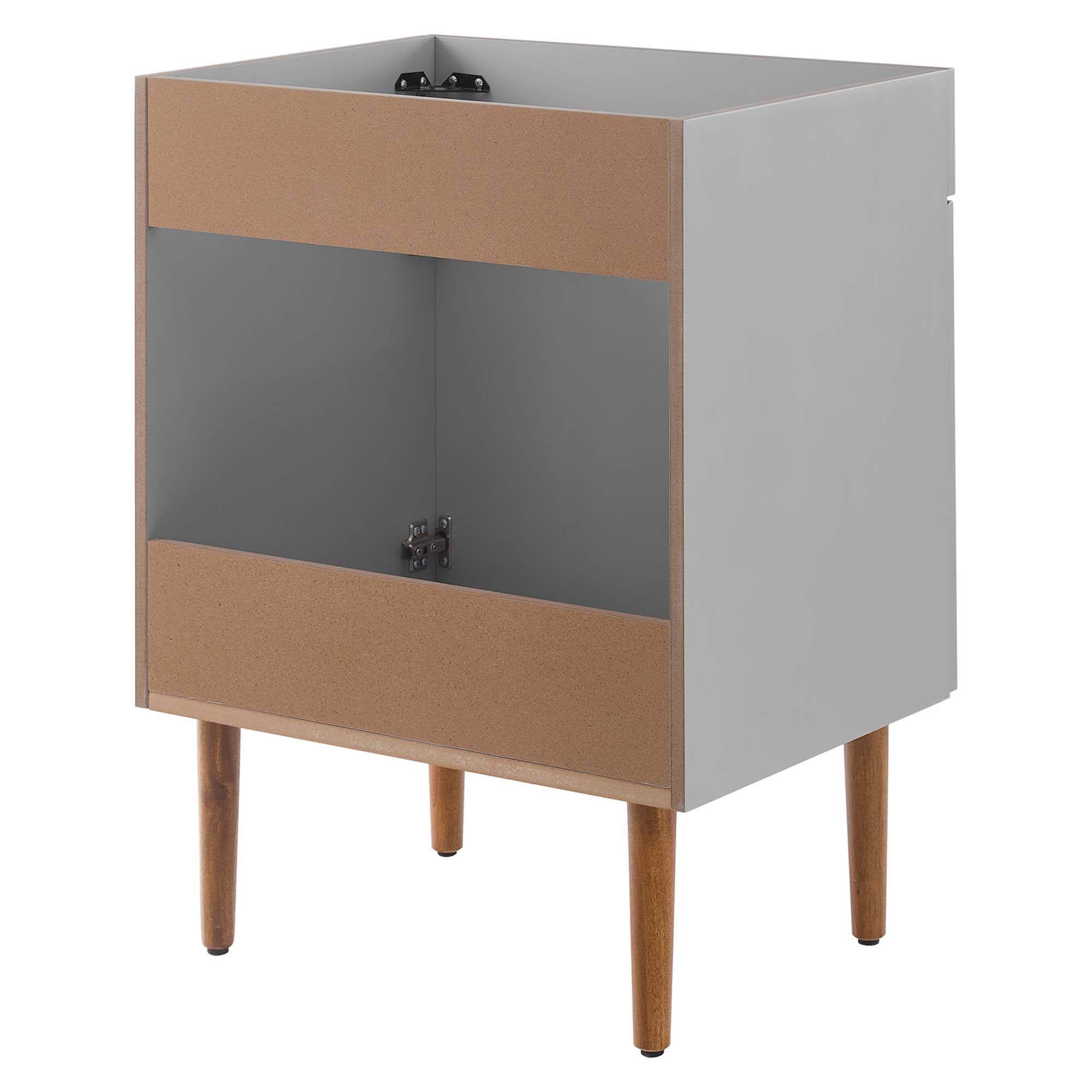 Back. Modway - Harvest Bathroom Cabinet Basin Not Included by Modway - Gray Walnut.