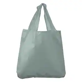 Unique Bargains - 13x15.4inch Washable Shopping Bags with Handles and Reusable Foldable Grocery Tote Bag for Storage Travel Size S - Gray