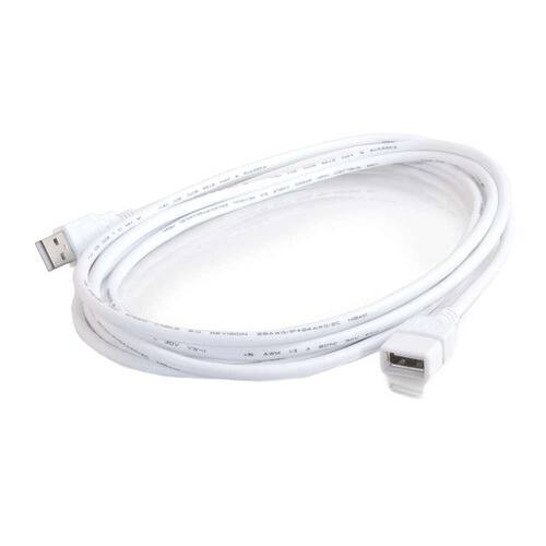C2G - Refurbished Excellent - 757120190189 2 Meters USB Extension Cable - USB A Male to USB A Female - White