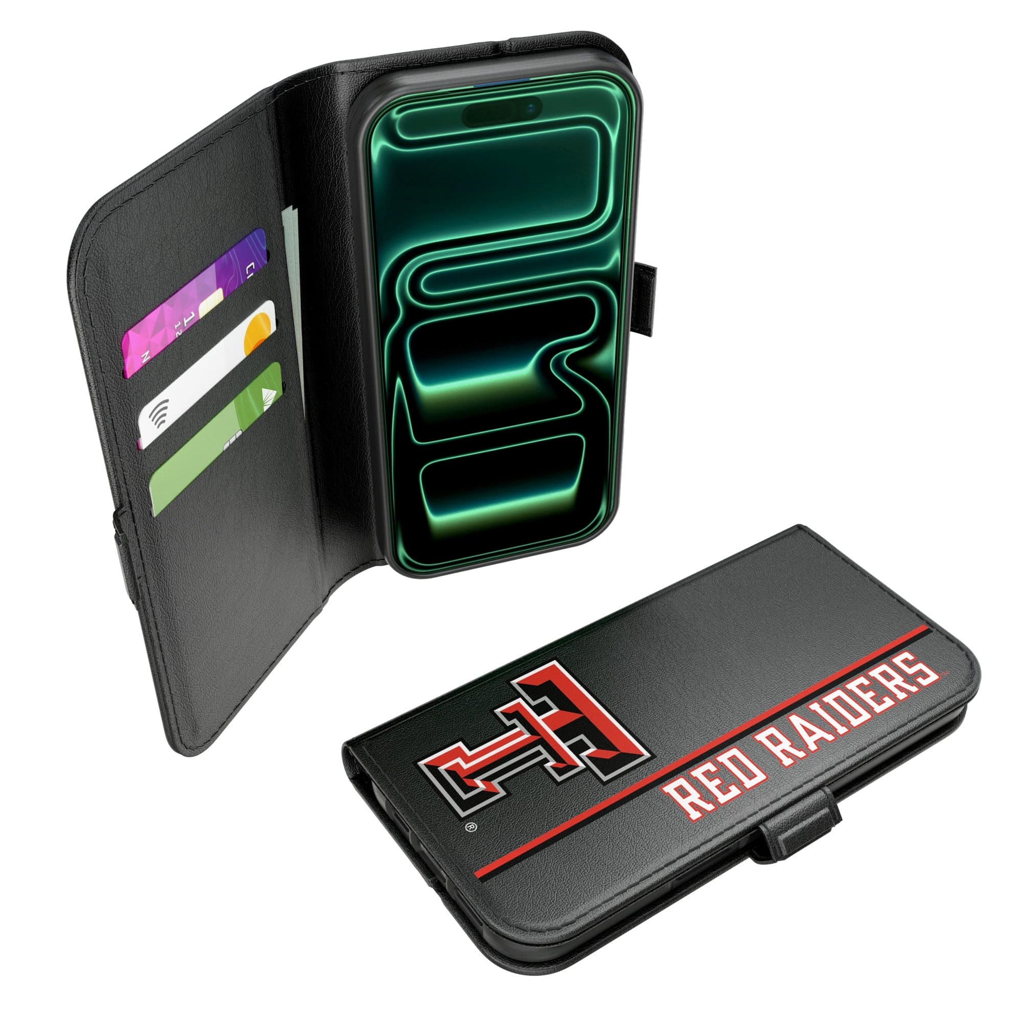 Keyscaper - NCAA - Texas Tech Red Raiders iPhone Folio 2.0 Case - 17 - Black price history on PriceWatchPro