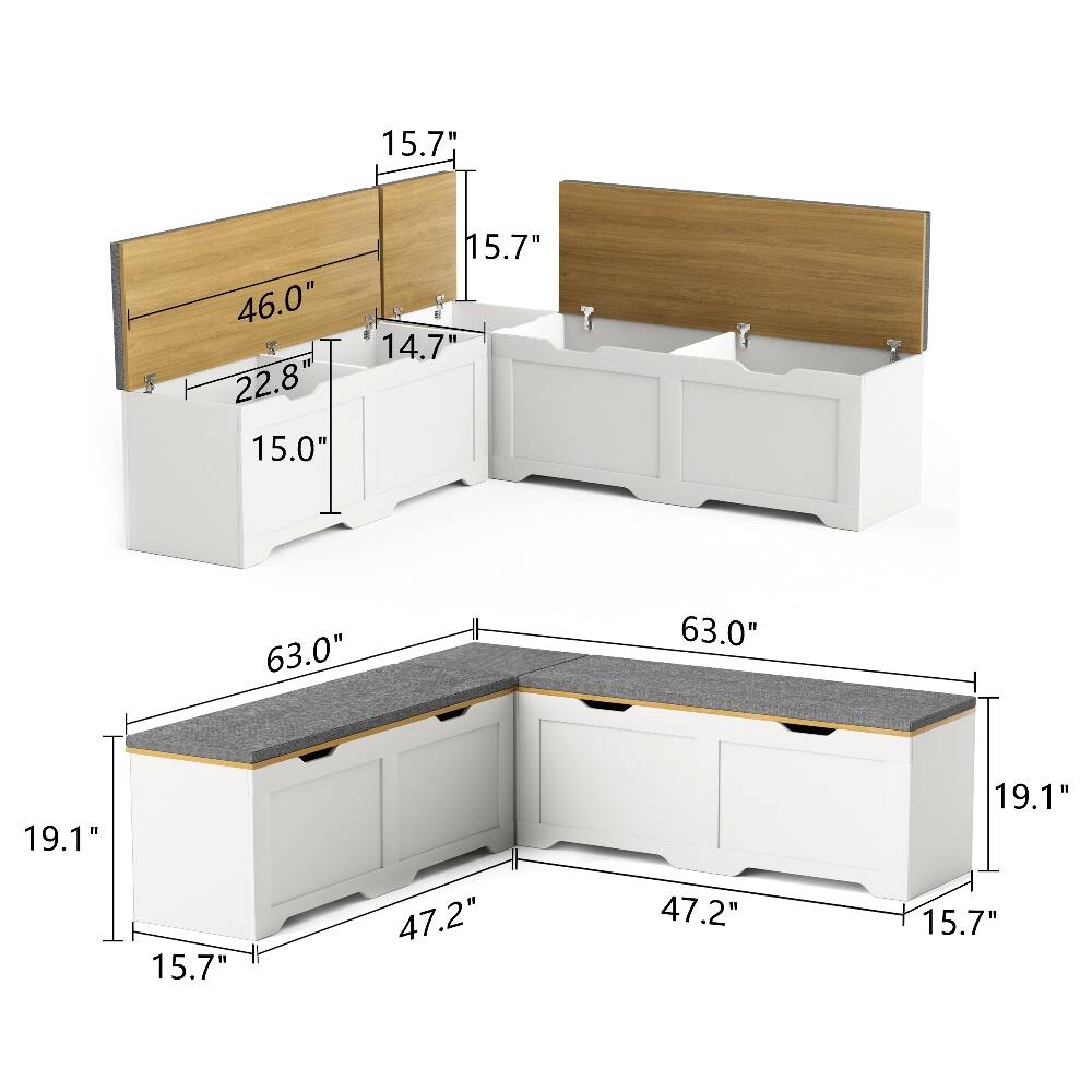 15.7"  
46.0"  
22.8"  
15.0"  
14.7"  
63.0"  
19.1"  
47.2"