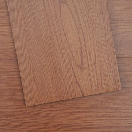 Front. VEVOR - Self Adhesive Vinyl Floor Tiles 36 x 6 inch, 36 Tiles 2.5mm Thick Peel & Stick, Deep Brown Wood Grain DIY Flooring - Brown.