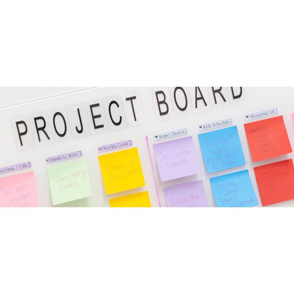 PROJECT BOARD

- Home Chores
- Kids & Schedule
- Shopping List
- Weekly Goals
- Emails to Write
- Meetings / Calls
- Call with Vendors
- Team Weekly Email
- Call Guiter Cleaner
- Video Music Class at 10 am
- Online Camp Starts Wednesday
- Clean the
- Grocery
- Eggs
- Milk
- Cheese