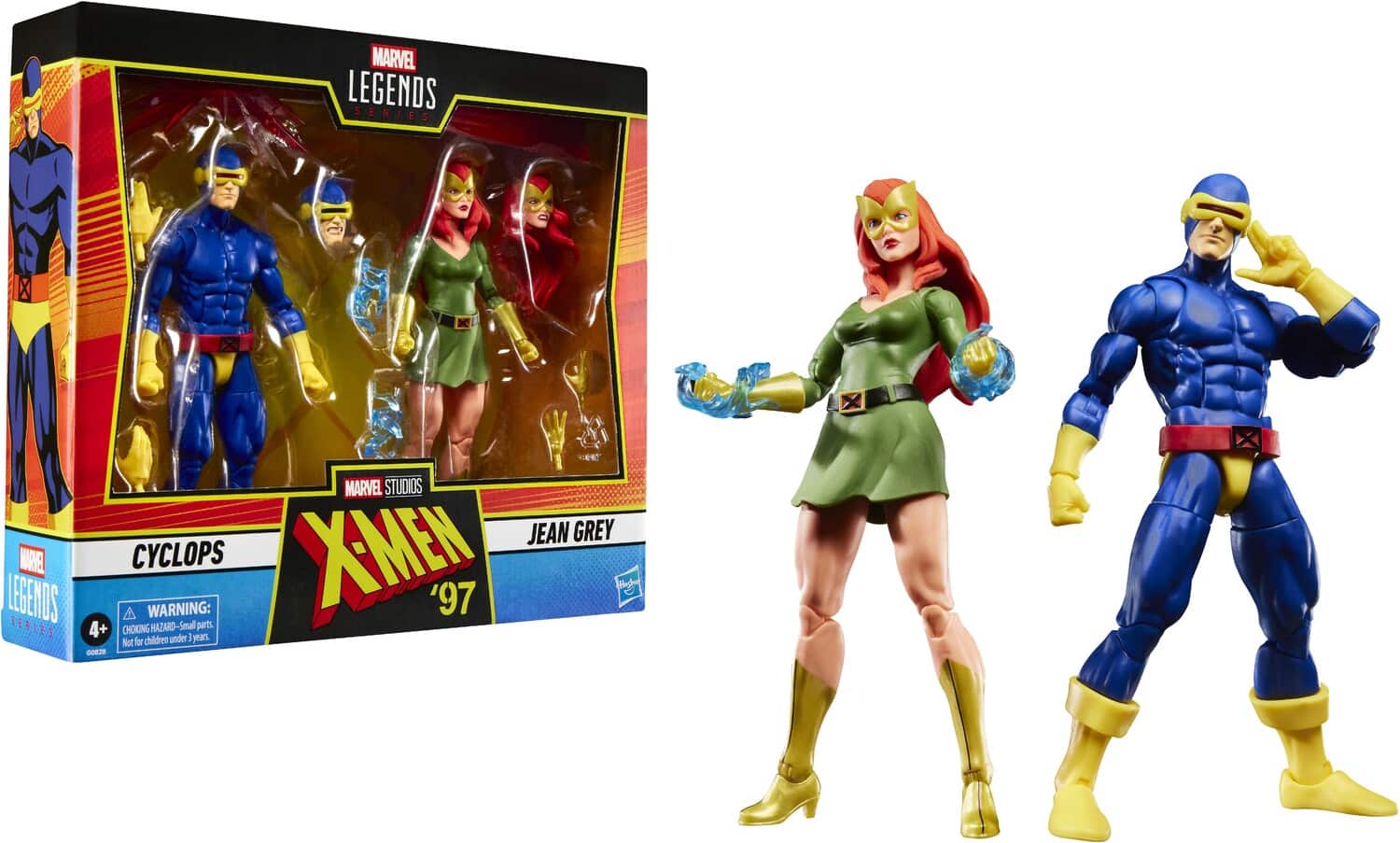 Hasbro - Collectibles - X-Men '97 - Marvel Legends - Cyclops & Jean Grey Action Figure 2-Pack - COLLECTIBLES - Multicolor