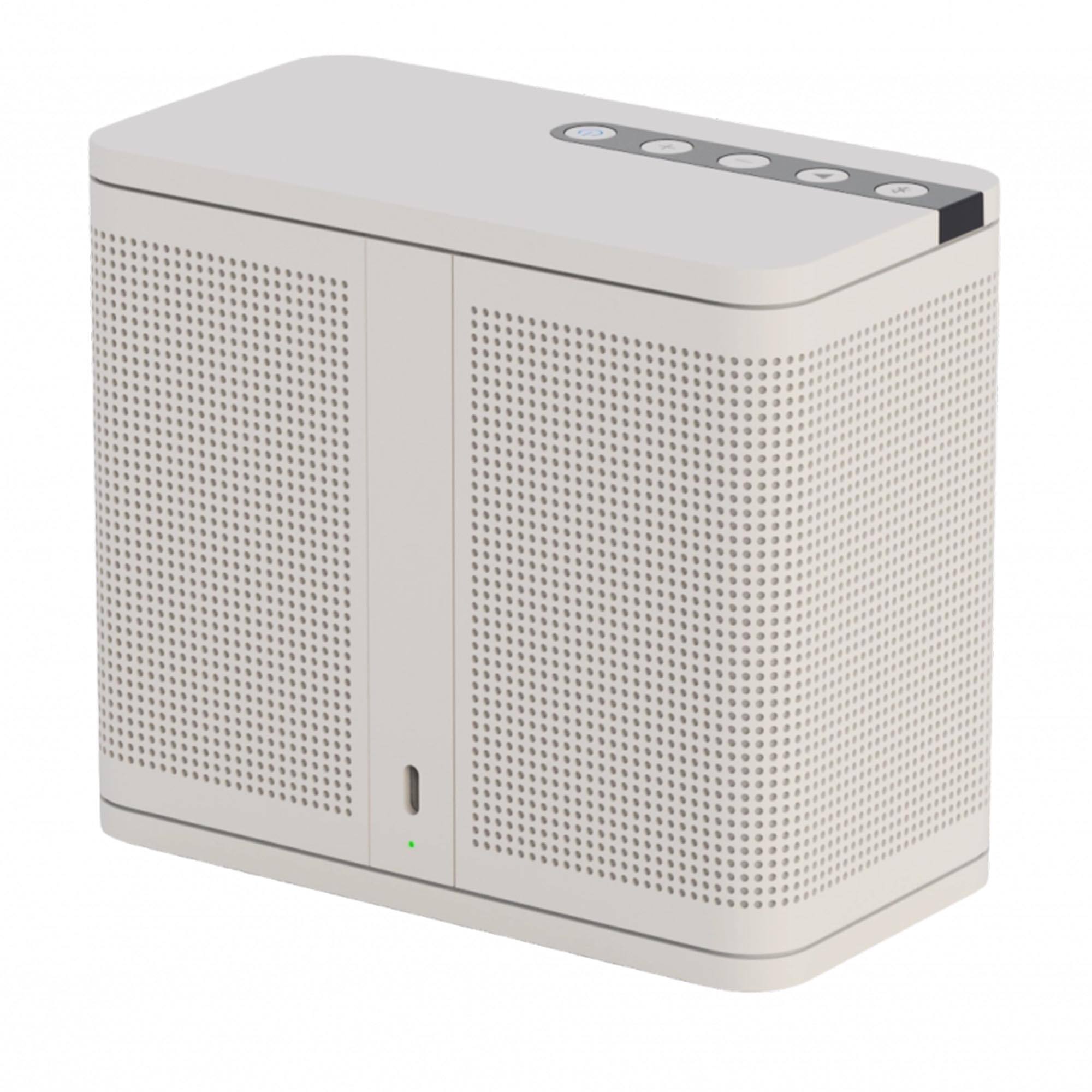 Alt View 10. ELAC - ELAC NAVA 100 White - Portable Bluetooth Speaker - Black/Gray.