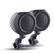 Front. Powerbass - XL Series 2.75in. Amplified Bluetooth Speaker Pods-Pair - black.