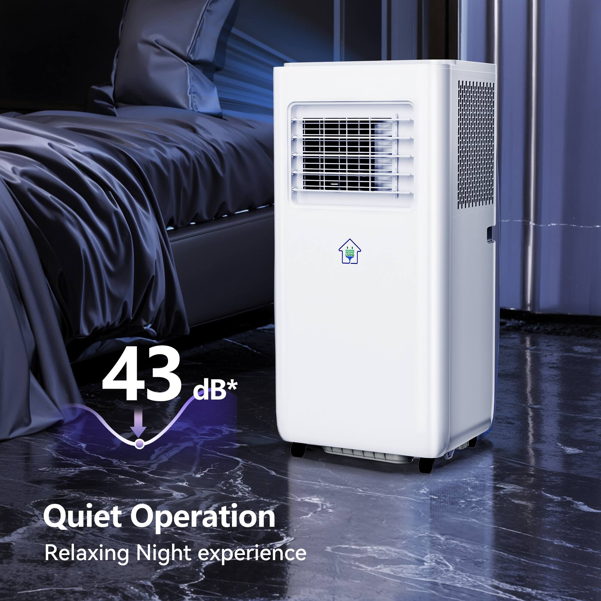 - adidas
- adidas
- 43 dB*
- Quiet Operation
- Relaxing Night experience
