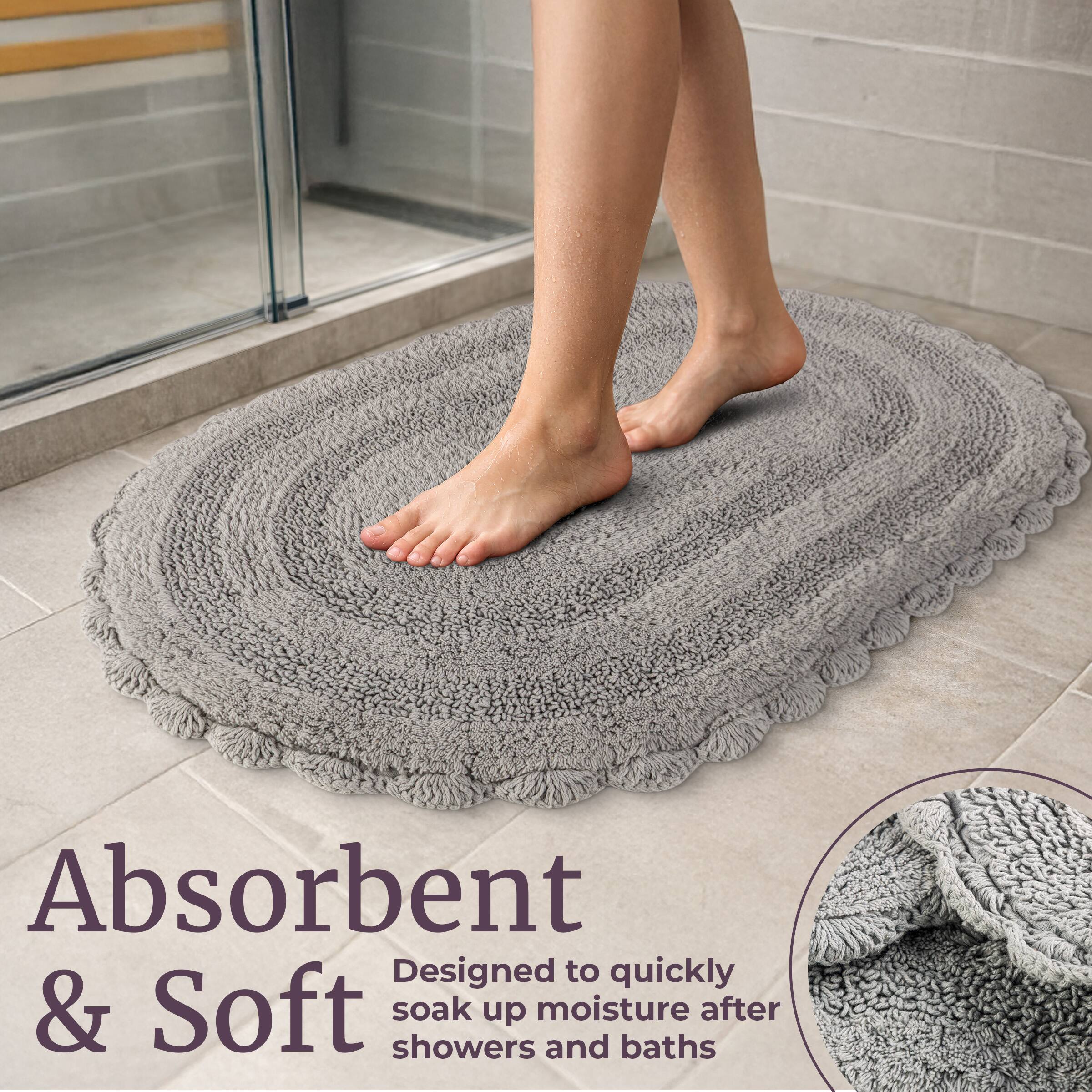 Absorbent & Soft  
Designed to quickly soak up moisture after showers and baths