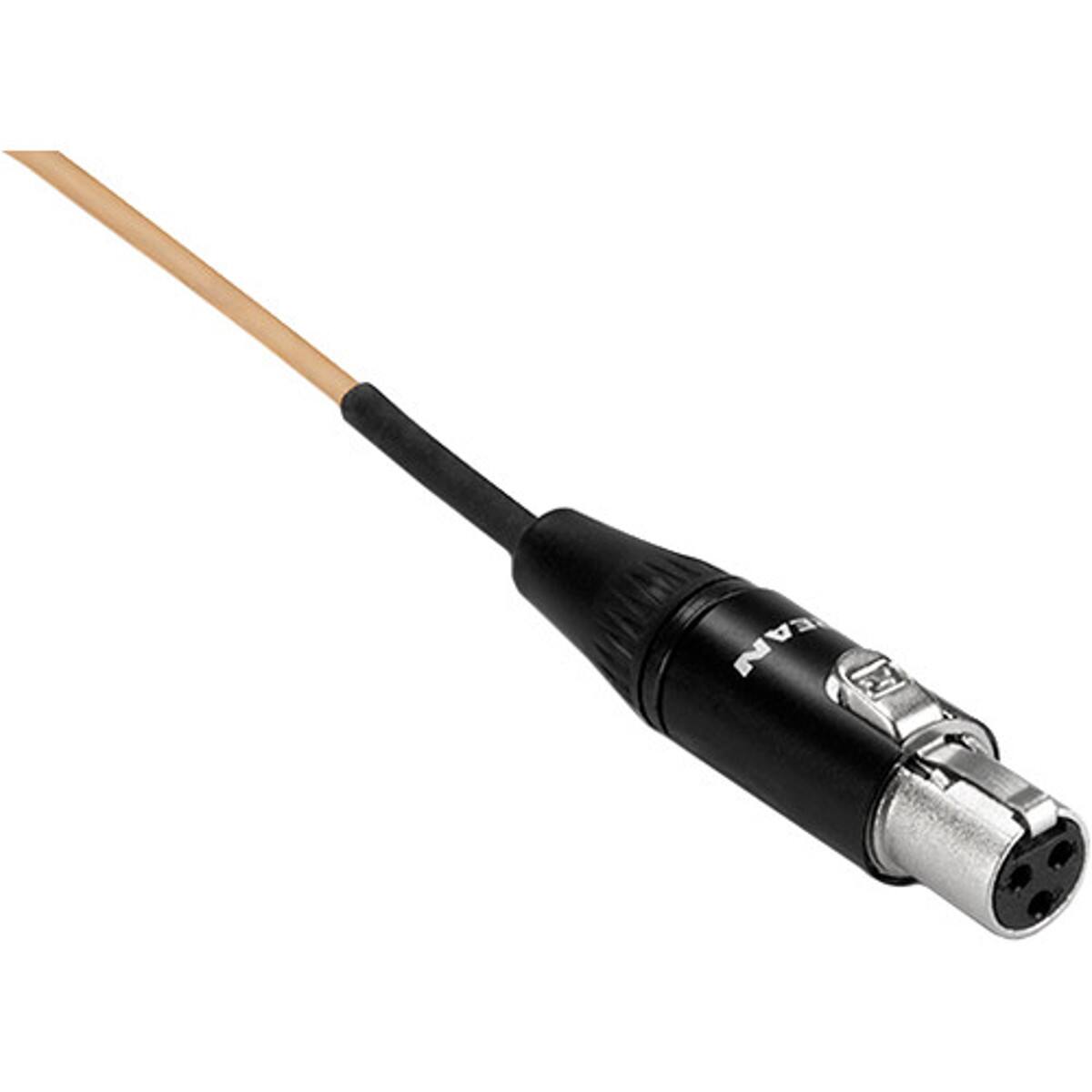Front. Hosa Technology - Hosa Technology Mogan Microphone Cable for AKG Wireless Transmitters, Beige, 2mm OD, 4'.