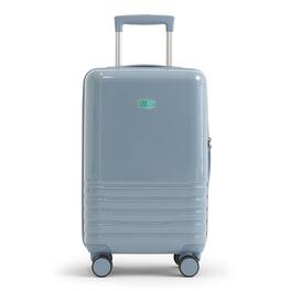 Bagsmart - Getaway 19" Carry-On Luggage, Lightweight Hardside Suitcase with 360 Double Spinner Wheels & TSA Lock - Fog Blue