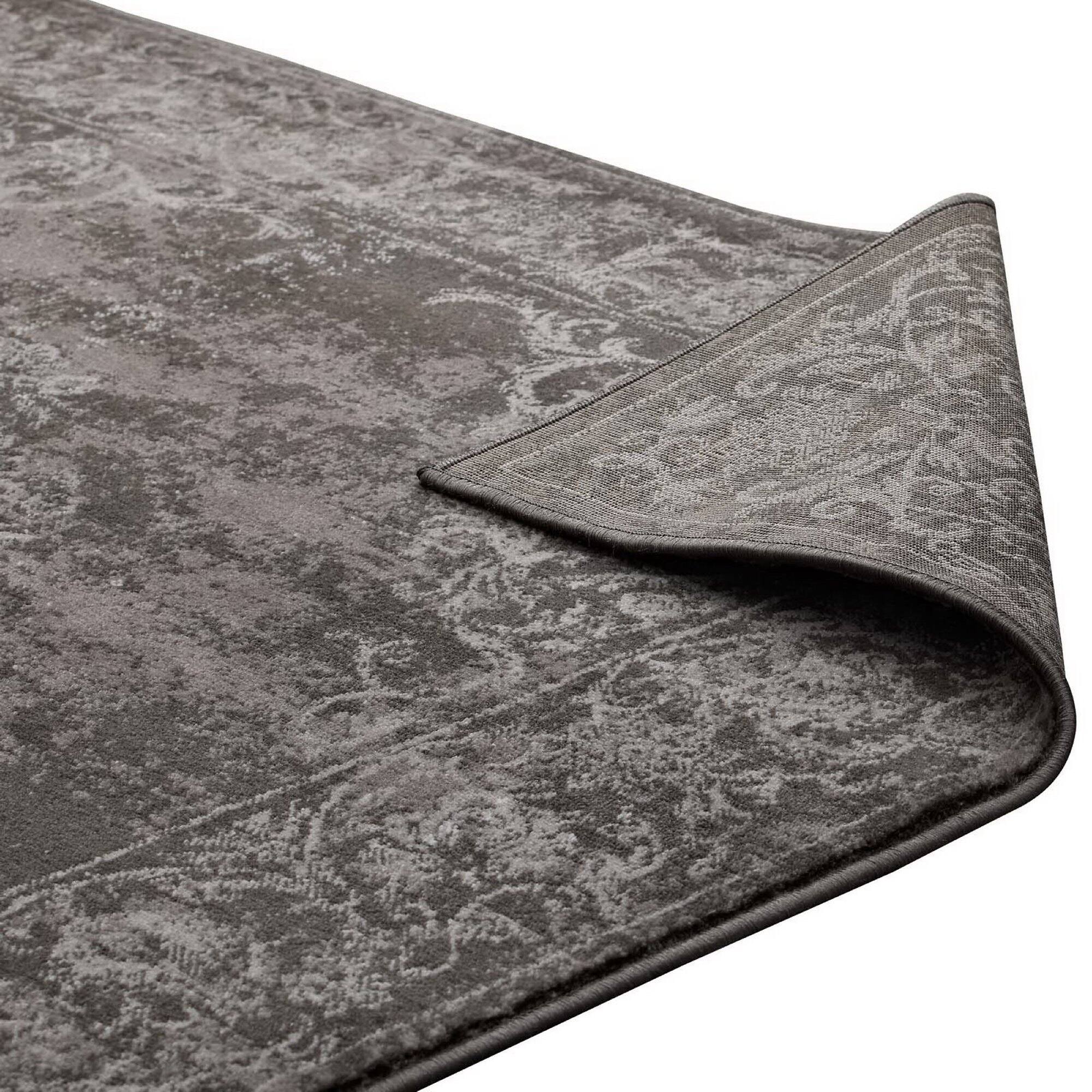 Alt View 3. Modway - Gamela Rustic Vintage Ornate Floral Medallion Area Rug - Antique Light and Dark Brown.