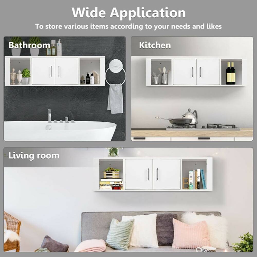 Wide Application  
To store various items according to your needs and likes  

Bathroom  
Kitchen  
Living room