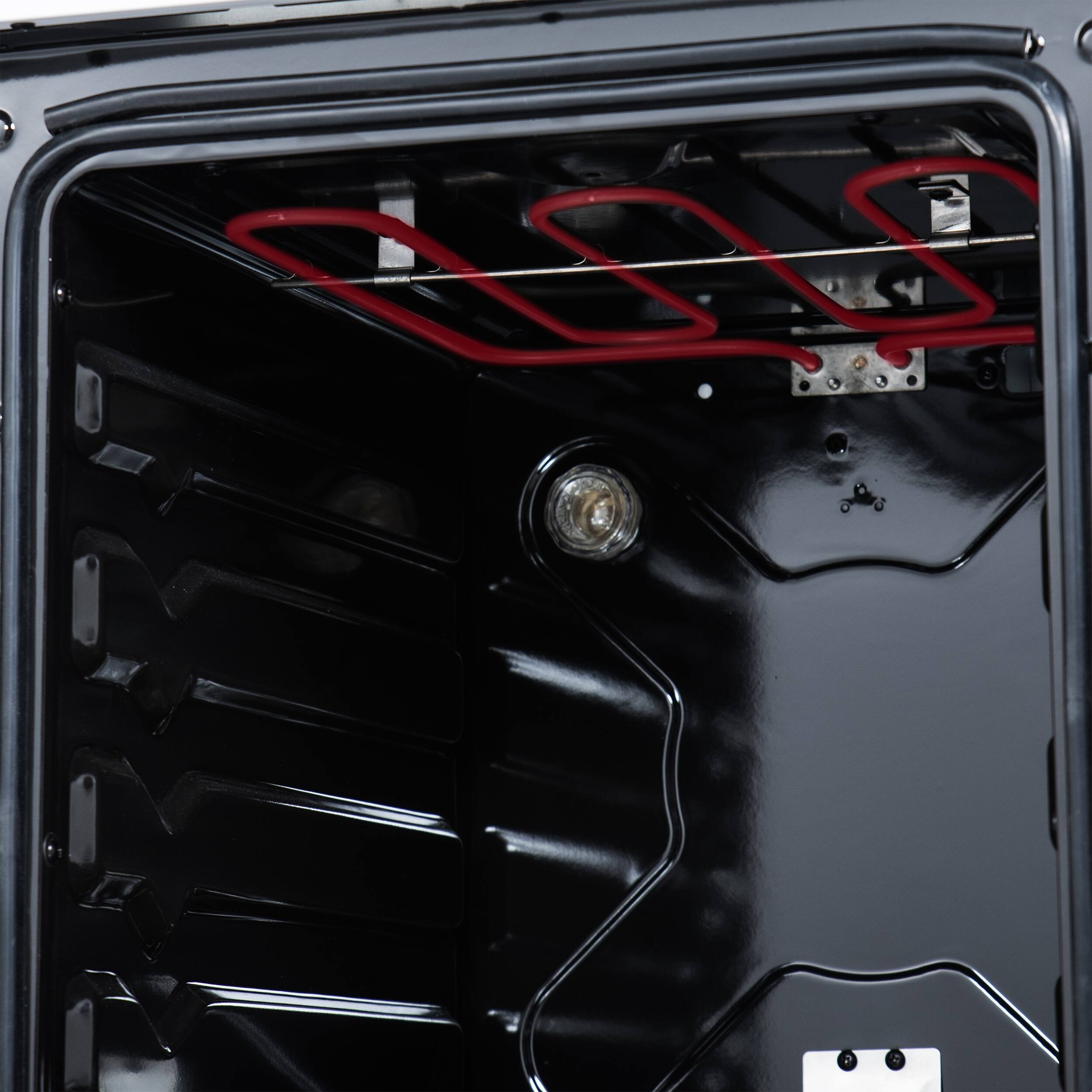 Alt View 12. Forno Appliances - Pallerano 2.05 Cu. Ft. Freestanding Electric Range with Antique Brass Accessories - White.