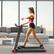 Alt View 4. Costway - Costway Folding Electric Treadmill Compact Walking Running Machine w/APP Control Speaker Red - Red.