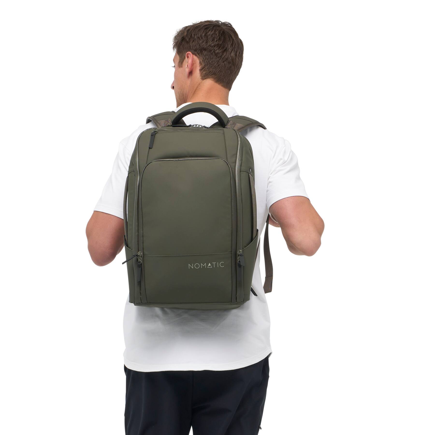 Alt View 3. Nomatic - Travel Pack 20L - Olive.