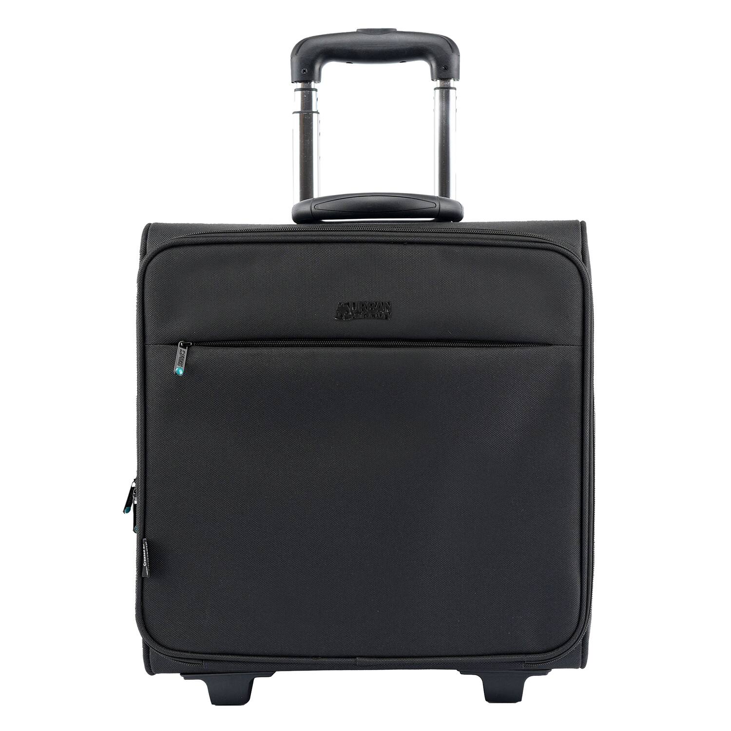 Angle. Urban Factory - Up to 16" DAILEE Foam-Reinforced 2-Wheel 48H Trolley with Laptop and Clothing Compartments, Water Repellent - Black.