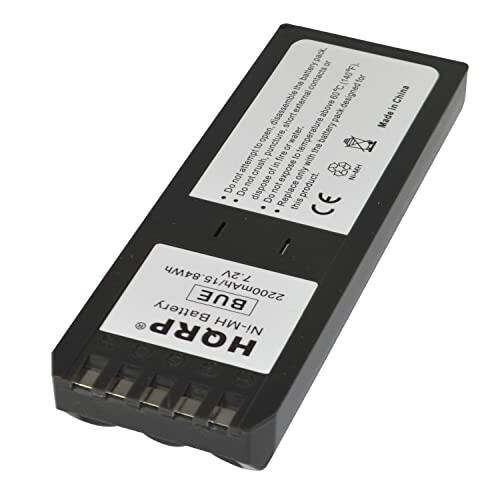 - Do not disassemble, puncture, crush, expose to water, or high temperature.
- Do not attempt to recharge or replace the battery.
- Do not dispose of in fire.
- Made in China.
- CE
- 2200mAh/15.84Wh
- 7.2V
- Ni-MH Battery
- HQRP
- BUE
- 041
- G
- BQ 09
- Designed for G
