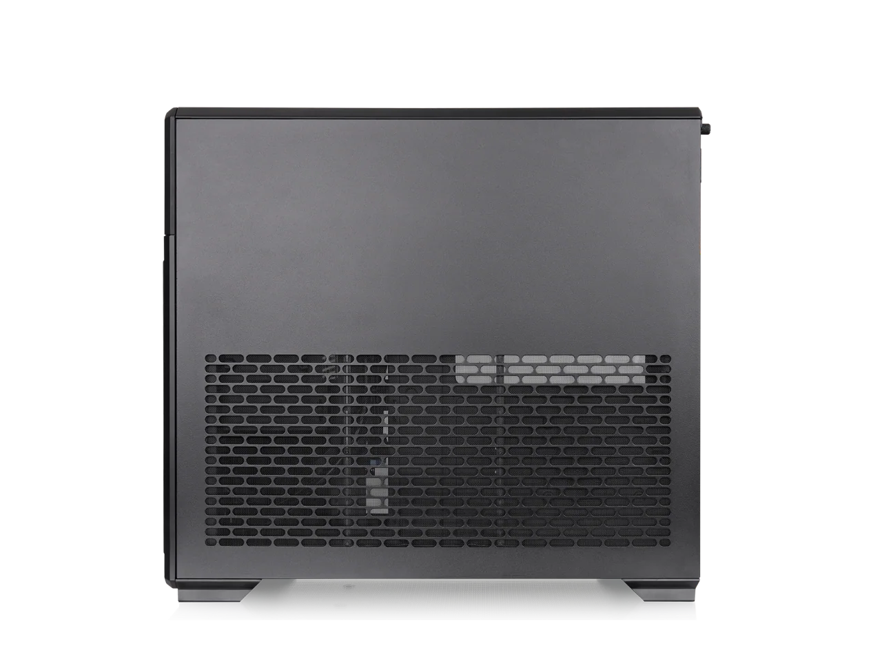 Alt View 3. Thermaltake - Thermaltake TR300; 6.0" LCD; Mid Tower; 1x120mm Fan; ATX/mATX/mITX; 360mm Rad; 410mm GPU; Black - Black.