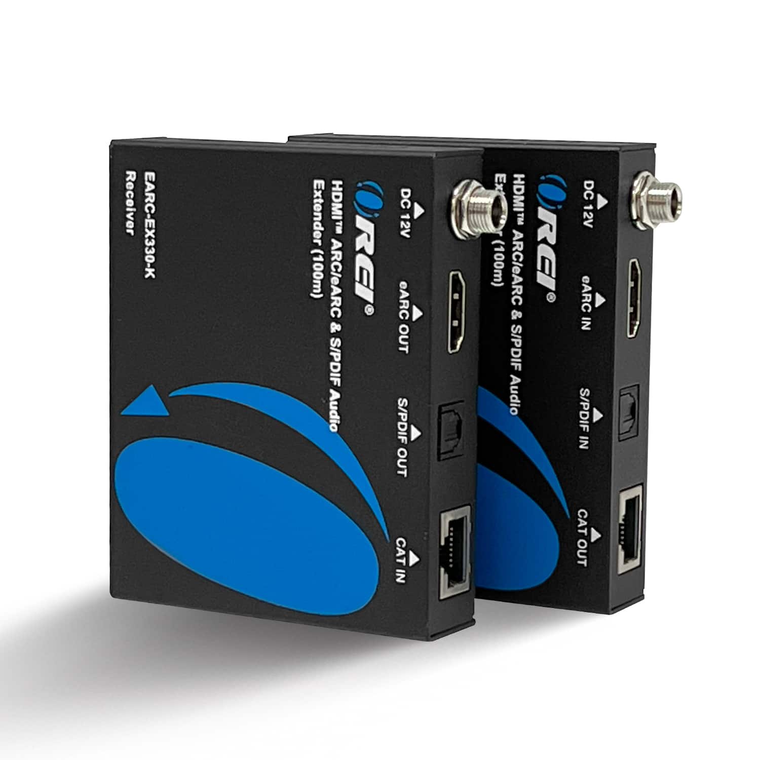 Orei - HDMI eARC/ARC & S/PDIF Audio Extender - 330ft - (cat6) - Black