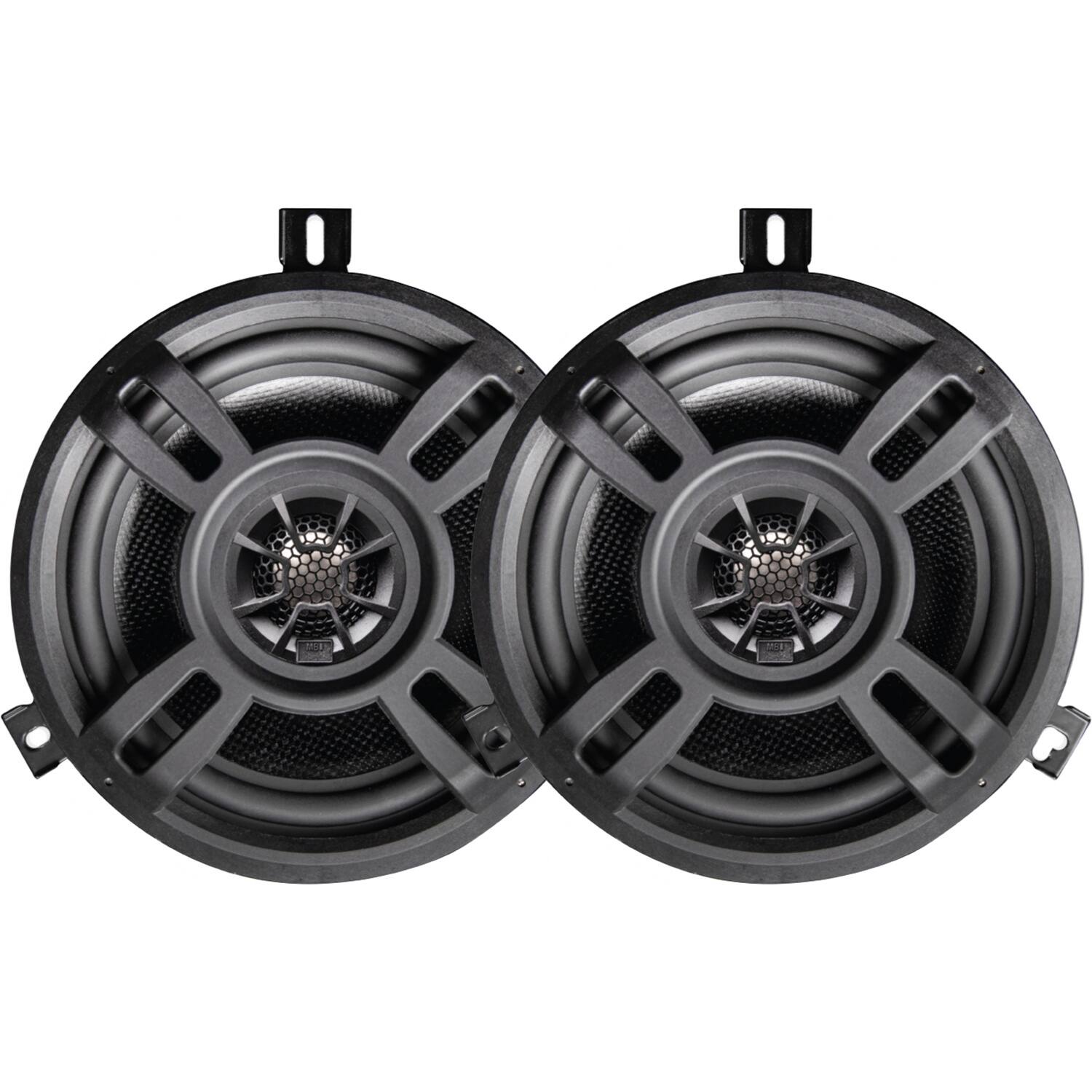 Alt View 11. MB Quart - Tuned 6-1/2" Convertible Car Speakers with Fiber Cones (Pair) - Black.