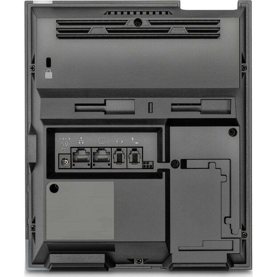 Alt View 1. HP - Poly CCX 400 Business Media Phone for Microsoft Teams and PoE-enabled GSA/TAA - 24 x Total Line - VoIP - 5" LCD - 2 x - Black.