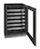 Alt View 4. U-Line - 24"W. 2.8 Cu.Ft. Built-In Wine Refrigerator-Panel Ready Frame w. Glass - Panel Ready.