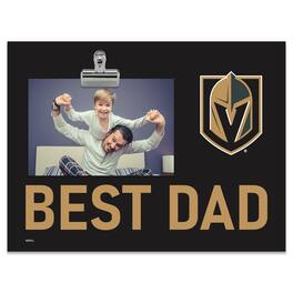 Fan Creations - Vegas Golden Knights 8" x 10.5" Briteline Best Dad Clip Frame - Multicolor