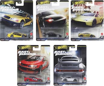 Mattel Hot Wheels Premium 1:64 Fast & Furious 10 Piece M Mattel Hot Wheels Premium 1:64 Fast & Furious 10 Piece M