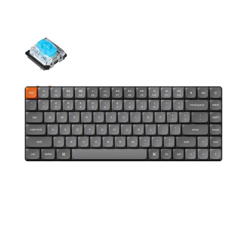 Keychron - K3 Max 75% 2.4GHz Wireless Low-Profile Keyboard with RGB and Blue Switch - Black price history on PriceWatchPro
