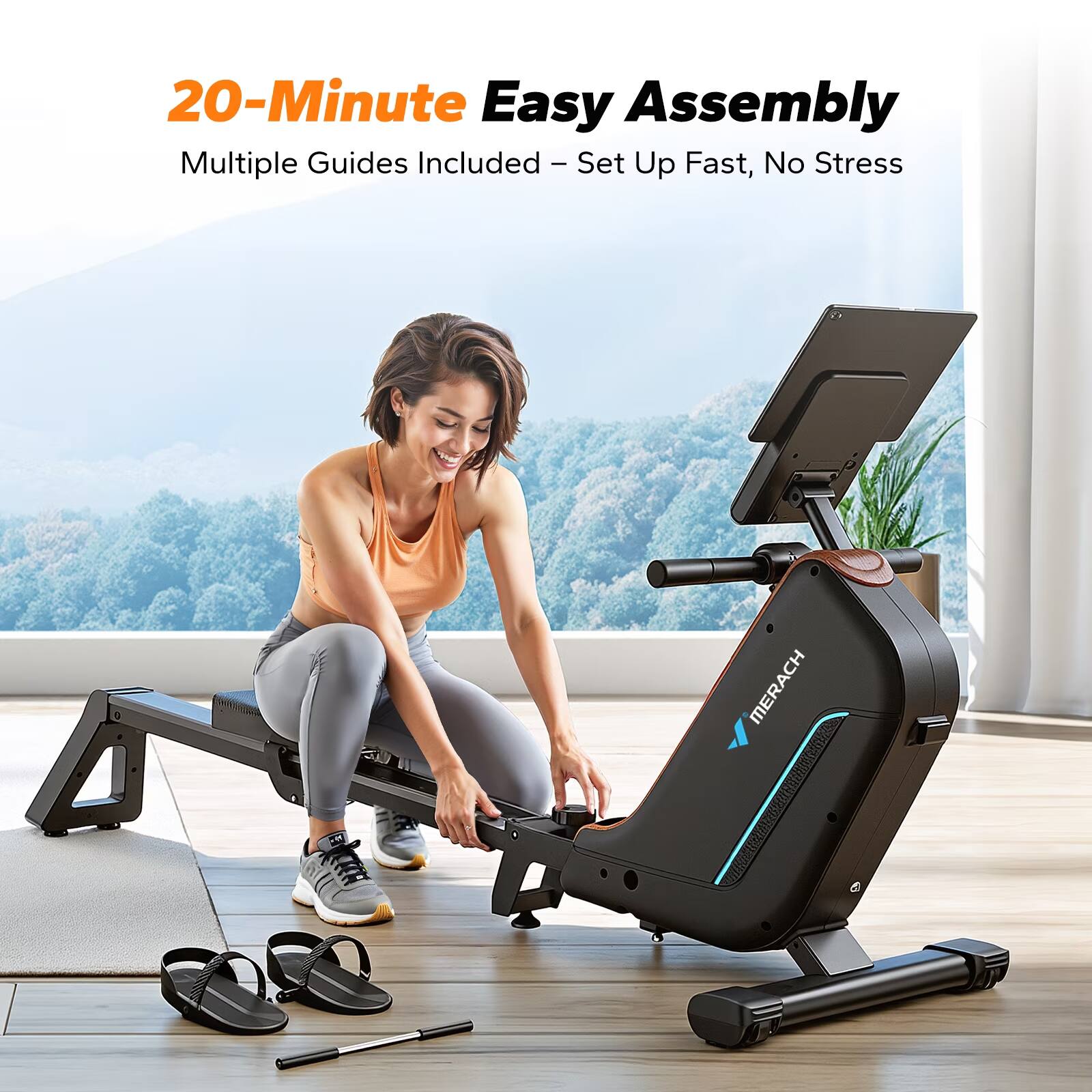 20-Minute Easy Assembly  
Multiple Guides Included - Set Up Fast, No Stress