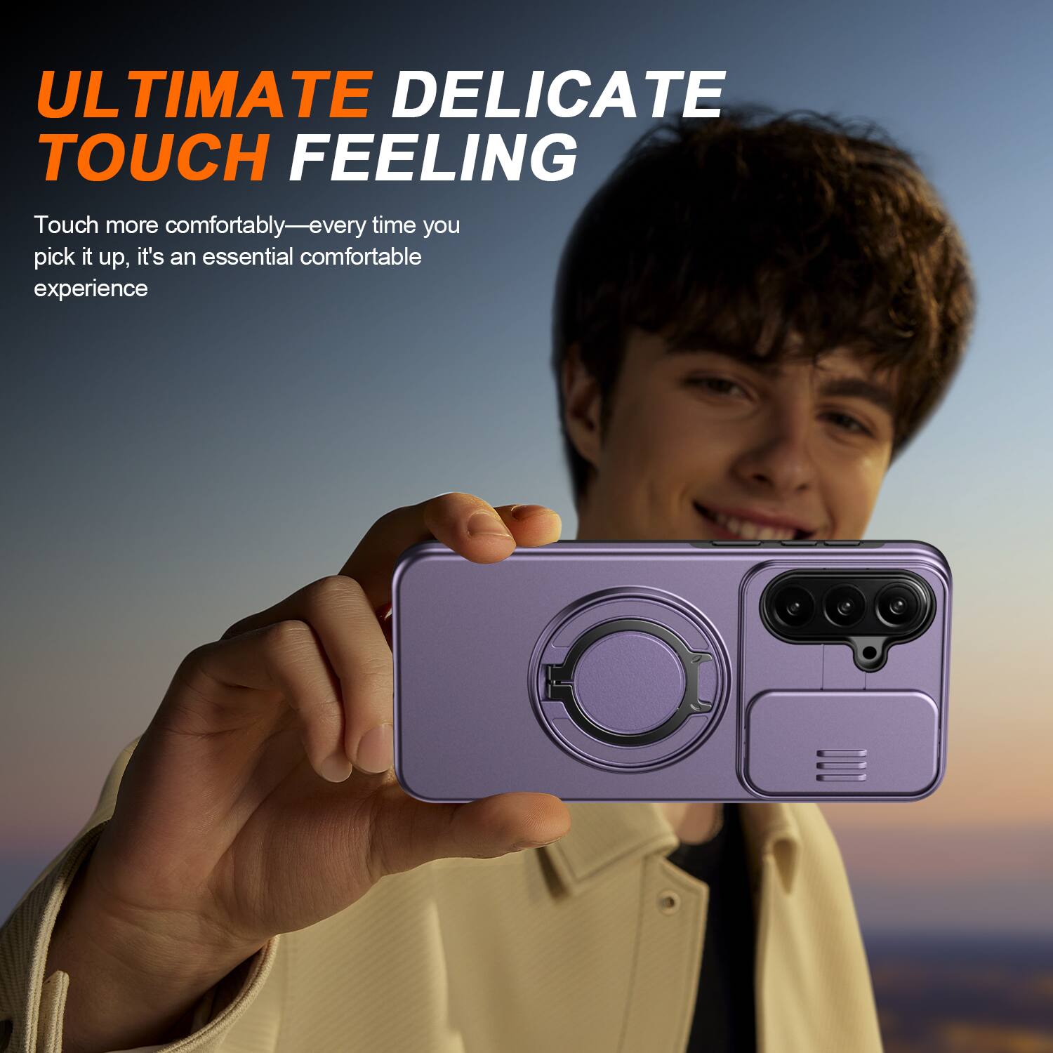ULTIMATE DELICATE TOUCH FEELING

Touch more comfortably—every time you pick it up, it's an essential comfortable experience