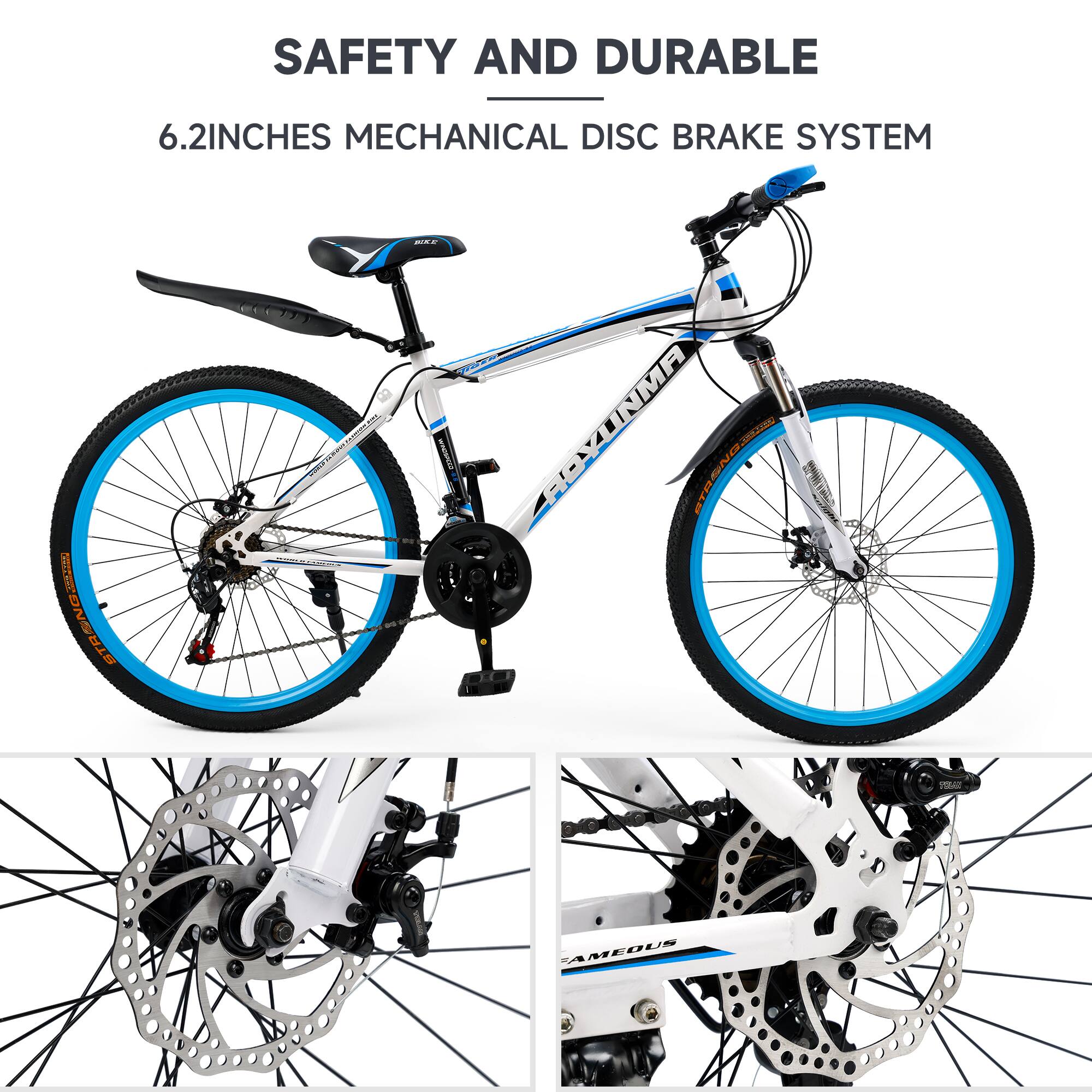 SAFETY AND DURABLE  
6.2 INCHES MECHANICAL DISC BRAKE SYSTEM