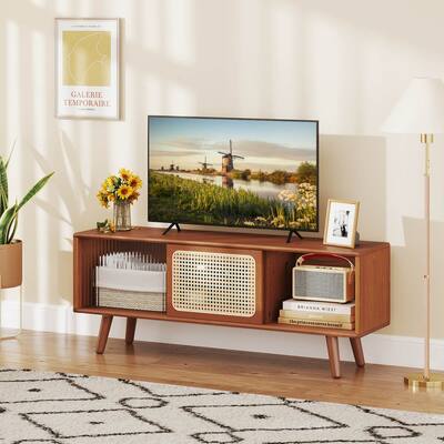 Costway Modern TV Stand Entertainment Center Media Console with Costway Modern TV Stand Entertainment Center Media Console with