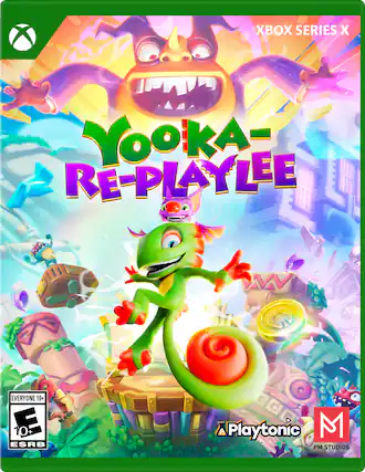 XBOX SERIES X
Yooka-Replaylee
EVERYONE 10+
ESRB
Playtonic
PM STUDIOS - E10+ (Everyone 10+)
