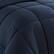 Angle. Sweet Home Collection - Down Alternative Reversible All Season Solid Comforter, Twin - Navy.