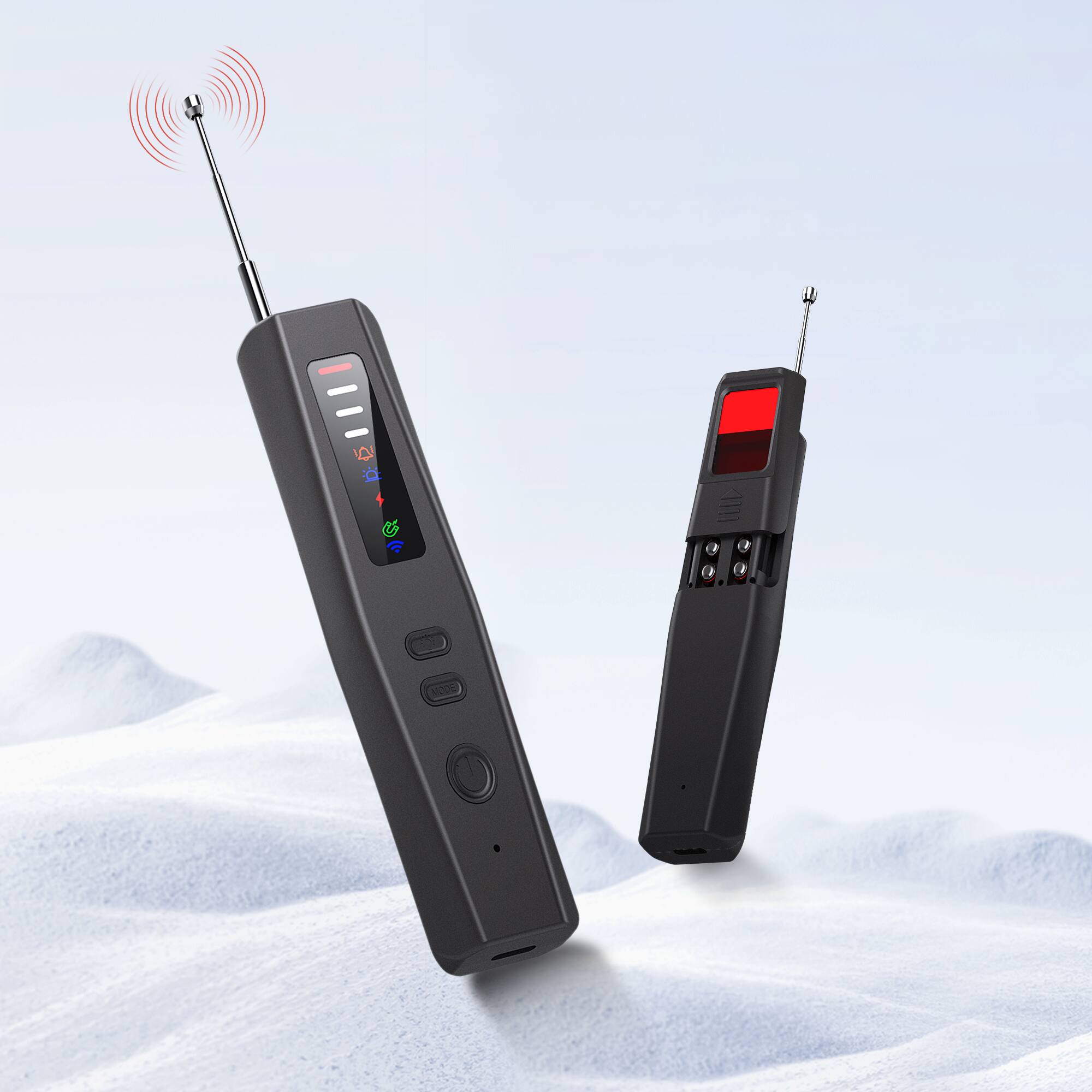 Angle. iVANKY - Hidden Camera Detectors 5 in 1 Mode Finder Bug , RF, GPS Spy, Video Listening Device Detector for Travel/Hotel - Black.