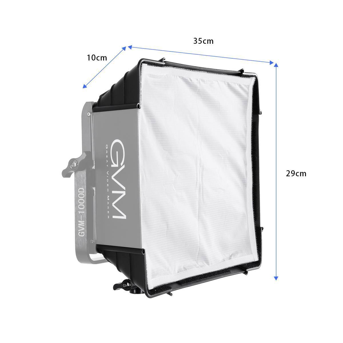 35cm 10cm GVM-1000D 1 GREAT VIDEO MAKER GVM 29cm