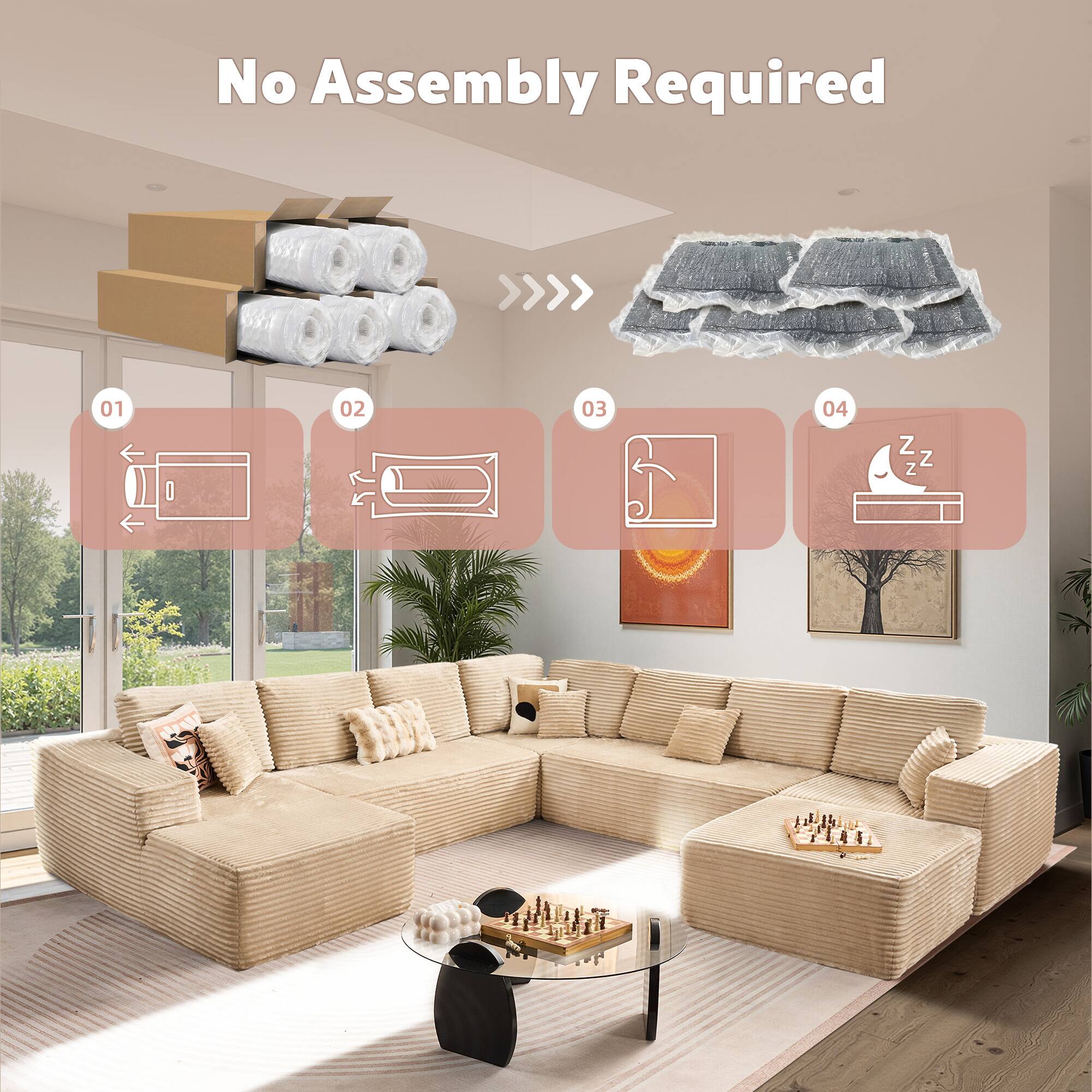 No Assembly Required

01
02
03
04