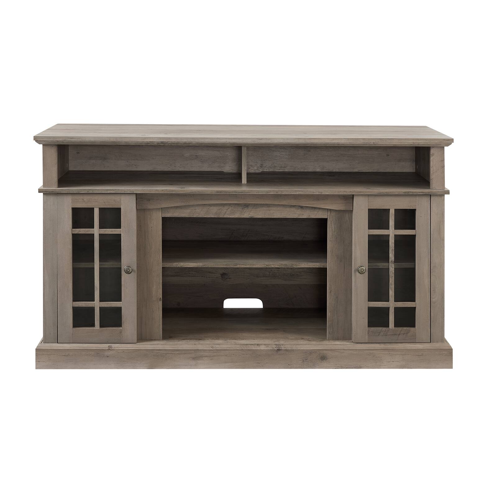 Alt View 8. Chateau Abodes - 58" Classic TV Stand Modern Entertainment Console with Open and Closed Storage Space for TV Up to 65" - Gray Wash.